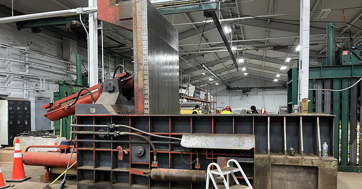 Scrap Metal Compactor Compactador de sucata