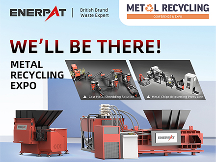 Contagem regressiva para METAL RECYCLING EXPO 2025 Alemanha: tecnologia de reciclagem de ENERPAT em exibição