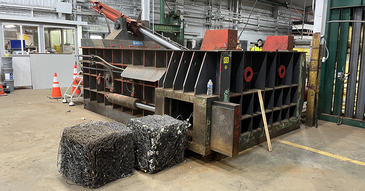 enfardadeira de reciclagem para venda