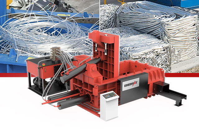 ENERPAT Fabricante de prensa enfardadeira de sucata AMB-L2520-315