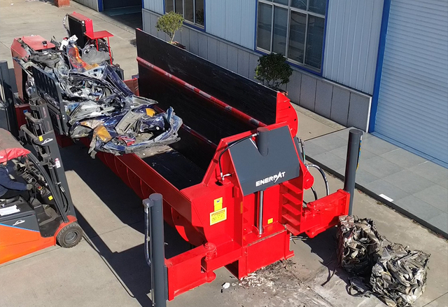 Fabricante de enfardadeira de sucata móvel 