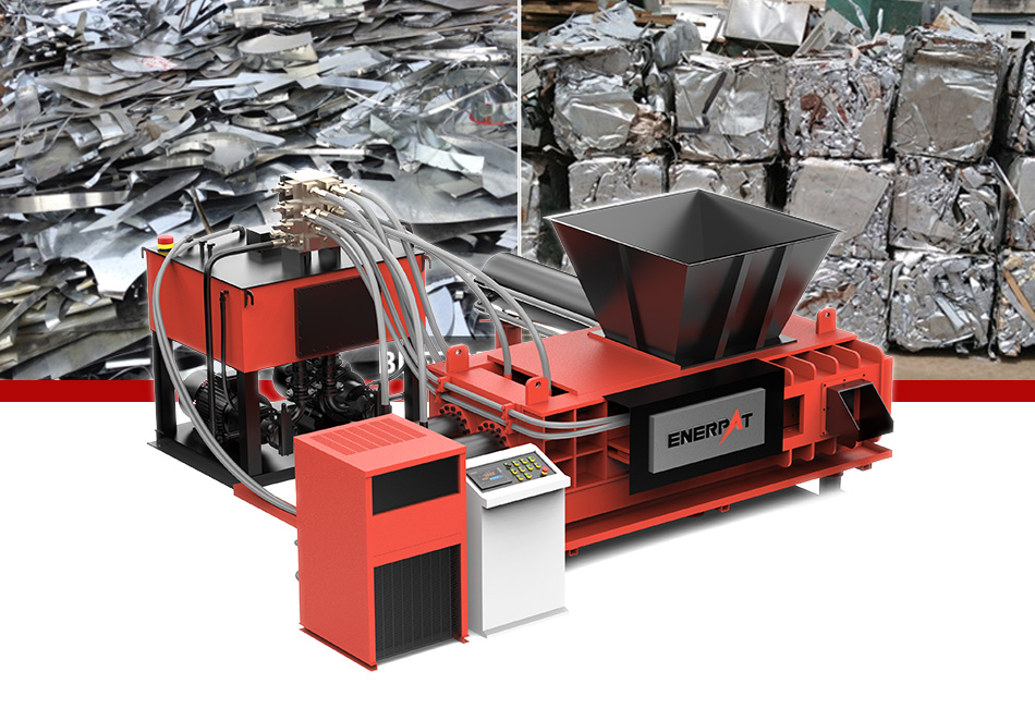ENERPAT Máquina enfardadeira de sucata perfuradora de aço enfardadeira de sucata