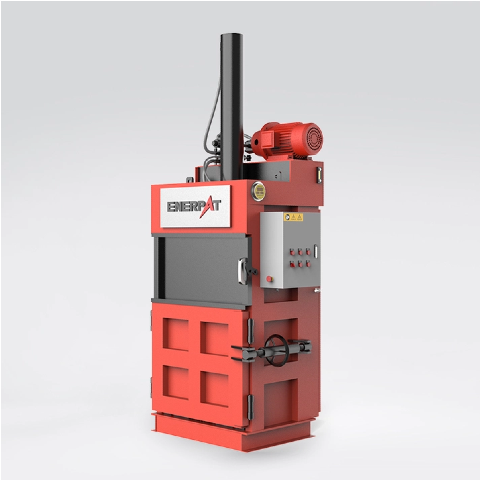 O que é uma enfardadeira vertical?