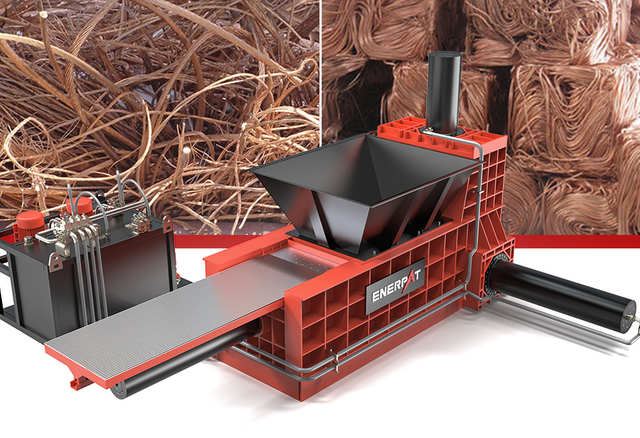 ENERPAT Fabricante de enfardadeira de cobre de compressão tripla