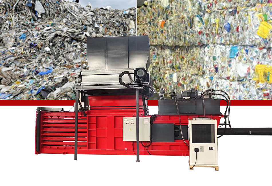 ENERPAT Máquina enfardadeira automática horizontal de plástico