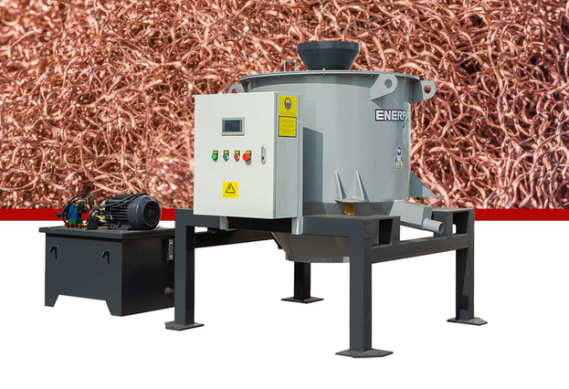 ENERPAT Máquina centrífuga industrial para chips de cobre