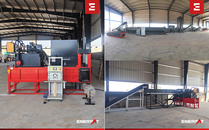 Equipamento para barbear e ensacamento de madeira