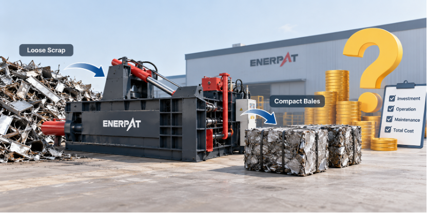 Quanto custa uma enfardadeira de sucata? Guia de preços de enfardadeiras de metal